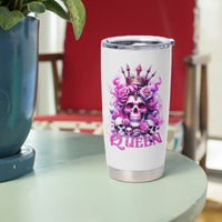 Rose Skull Tumbler Cup Queen Skull - Wonder Print Shop