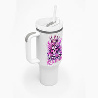 Rose Skull Tumbler With Handle Queen Skull - Wonder Print Shop