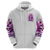 Rose Skull Zip Hoodie Queen Skull - Wonder Print Shop