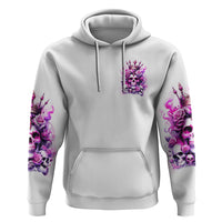 Rose Skull Zip Hoodie Queen Skull - Wonder Print Shop