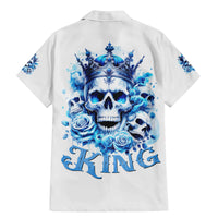 Rose Skull Family Matching Mermaid Dress and Hawaiian Shirt King Skull - Wonder Print Shop