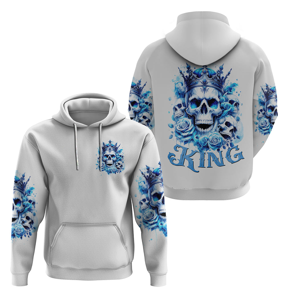 Rose Skull Hoodie King Skull - Wonder Print Shop