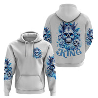 Rose Skull Hoodie King Skull - Wonder Print Shop