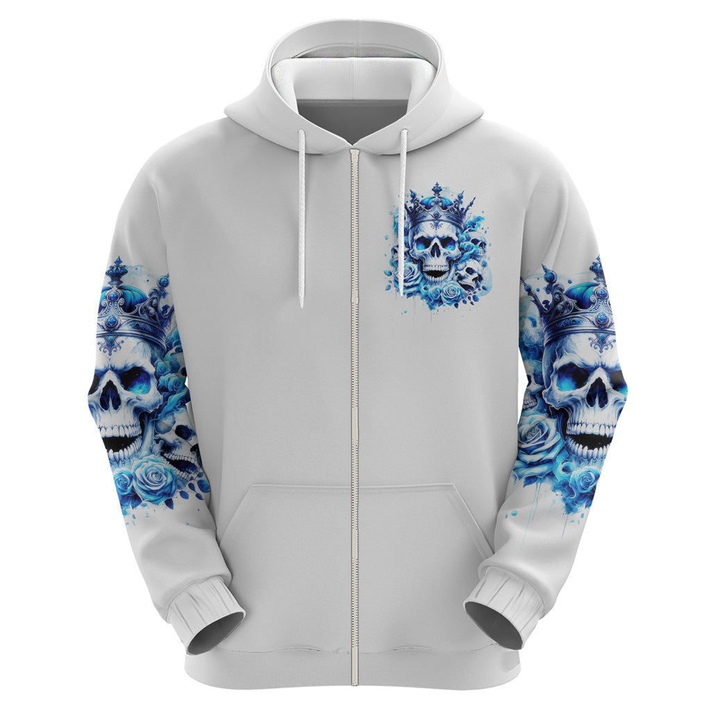 Rose Skull Hoodie King Skull - Wonder Print Shop