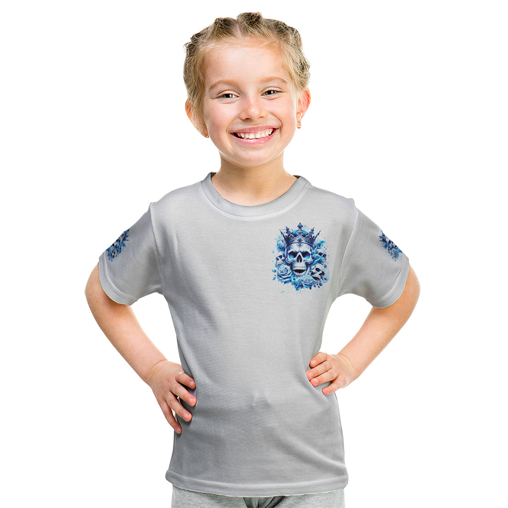 Rose Skull Kid T Shirt King Skull - Wonder Print Shop