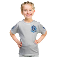 Rose Skull Kid T Shirt King Skull - Wonder Print Shop