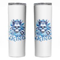 Rose Skull Skinny Tumbler King Skull - Wonder Print Shop