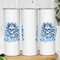 Rose Skull Skinny Tumbler King Skull - Wonder Print Shop