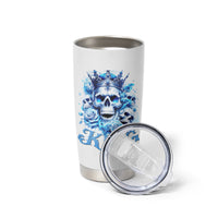 Rose Skull Tumbler Cup King Skull - Wonder Print Shop