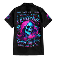 Witch Skull Family Matching Mermaid Dress and Hawaiian Shirt The Good Girl In Me Got Tired Of The Bullshit - Wonder Print Shop