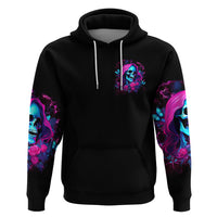 Witch Skull Hoodie The Good Girl In Me Got Tired Of The Bullshit - Wonder Print Shop