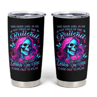 Witch Skull Tumbler Cup The Good Girl In Me Got Tired Of The Bullshit - Wonder Print Shop