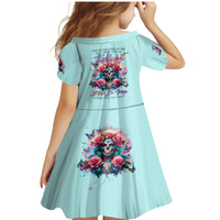 Rose Skull Family Matching Mermaid Dress and Hawaiian Shirt The Good Girl In Me Got Tired Of The Bullshit - Wonder Print Shop