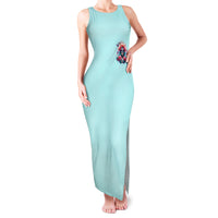 Rose Skull Family Matching Tank Maxi Dress and Hawaiian Shirt The Good Girl In Me Got Tired Of The Bullshit - Wonder Print Shop