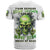Thunder Skull T Shirt The Demon Hide Under Your Bed Mine Hide Inside My Head - Wonder Print Shop