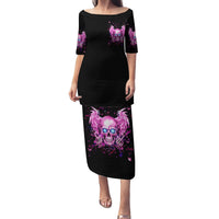 Angel Skull Family Matching Puletasi and Hawaiian Shirt The Good Girl In Me Got Tired Of The Bullshit - Wonder Print Shop