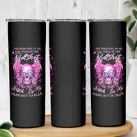 Angel Skull Skinny Tumbler The Good Girl In Me Got Tired Of The Bullshit - Wonder Print Shop