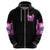 Angel Skull Zip Hoodie The Good Girl In Me Got Tired Of The Bullshit - Wonder Print Shop