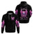 Angel Skull Zip Hoodie The Good Girl In Me Got Tired Of The Bullshit - Wonder Print Shop