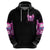 Angel Skull Zip Hoodie The Good Girl In Me Got Tired Of The Bullshit - Wonder Print Shop