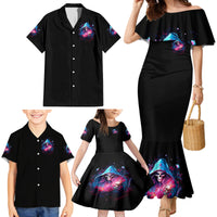Witch Skull Family Matching Mermaid Dress and Hawaiian Shirt Assuming Was Like Most Girls Was Your First Mistake - Wonder Print Shop