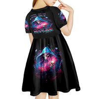 Witch Skull Kid Short Sleeve Dress Assuming Was Like Most Girls Was Your First Mistake - Wonder Print Shop