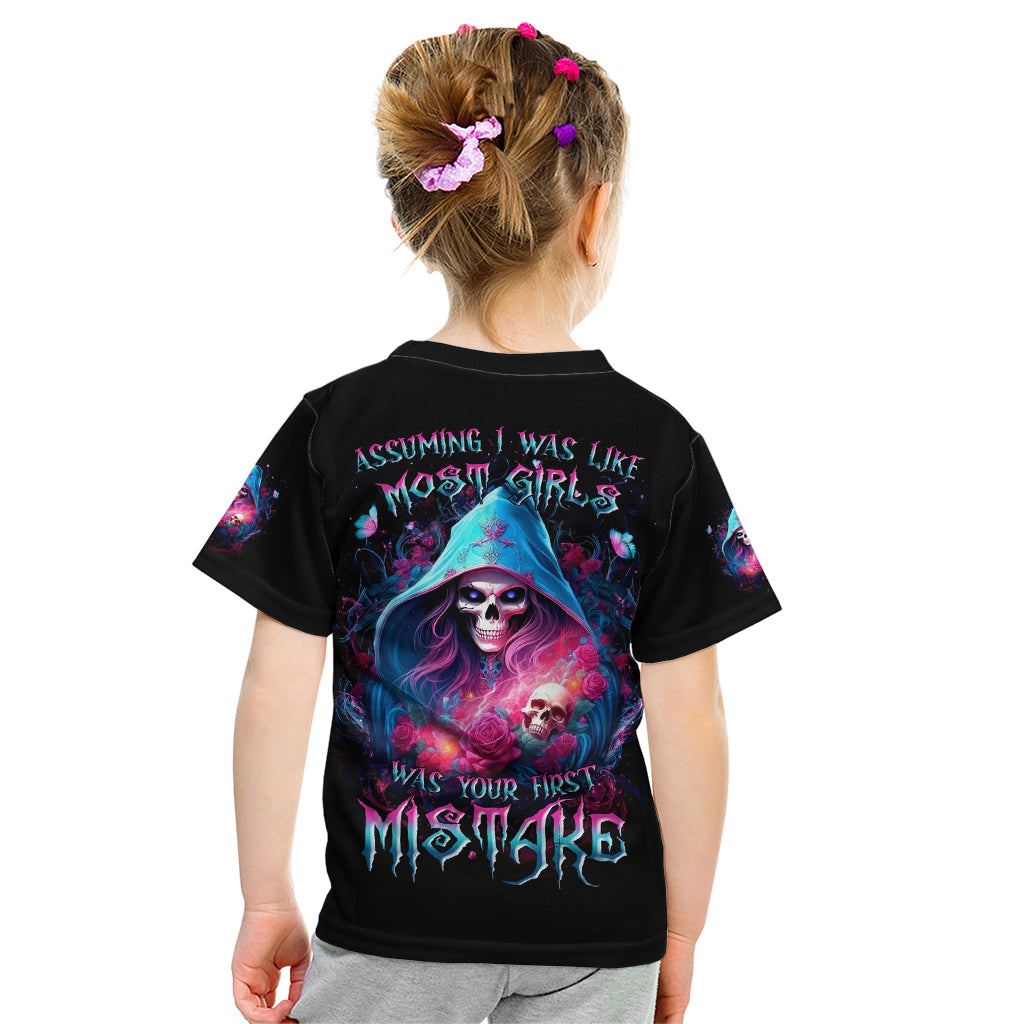 Witch Skull Kid T Shirt Assuming Was Like Most Girls Was Your First Mistake - Wonder Print Shop