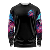 Witch Skull Long Sleeve Shirt Assuming Was Like Most Girls Was Your First Mistake - Wonder Print Shop