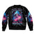 Witch Skull Sleeve Zip Bomber Jacket Assuming Was Like Most Girls Was Your First Mistake - Wonder Print Shop