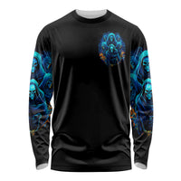 Witch Skull Long Sleeve Shirt Stranger Think I'm Quiet My Best Friends Know I'm Crazy - Wonder Print Shop