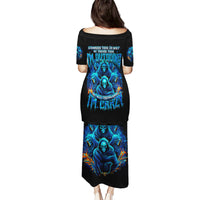 Witch Skull Puletasi Stranger Think I'm Quiet My Best Friends Know I'm Crazy - Wonder Print Shop