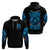 Witch Skull Zip Hoodie Stranger Think I'm Quiet My Best Friends Know I'm Crazy - Wonder Print Shop