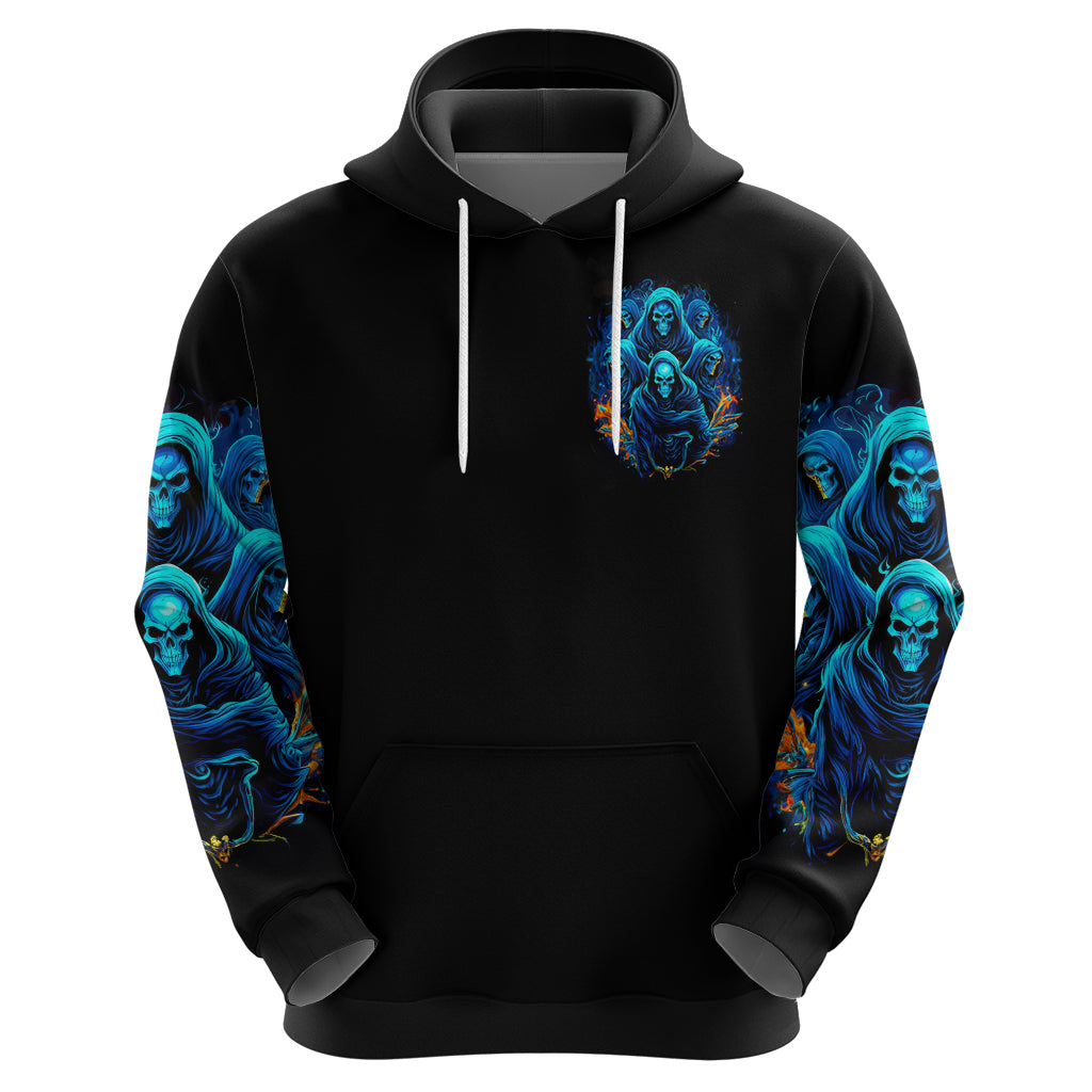 Witch Skull Zip Hoodie Stranger Think I'm Quiet My Best Friends Know I'm Crazy - Wonder Print Shop