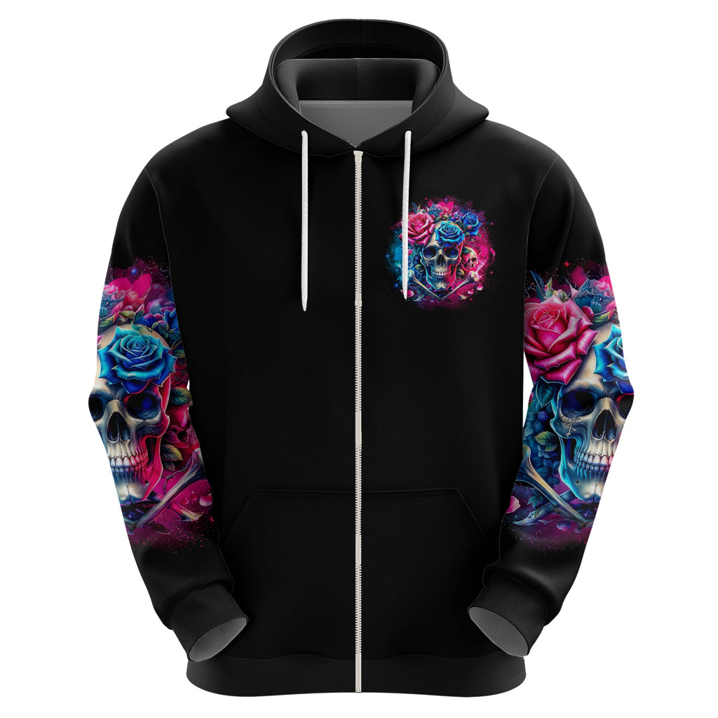 Rose SKull Hoodie Sorry Honey Sarcasm Falls Out Of My Mouth Just Like Stupid Fall From Your - Wonder Print Shop