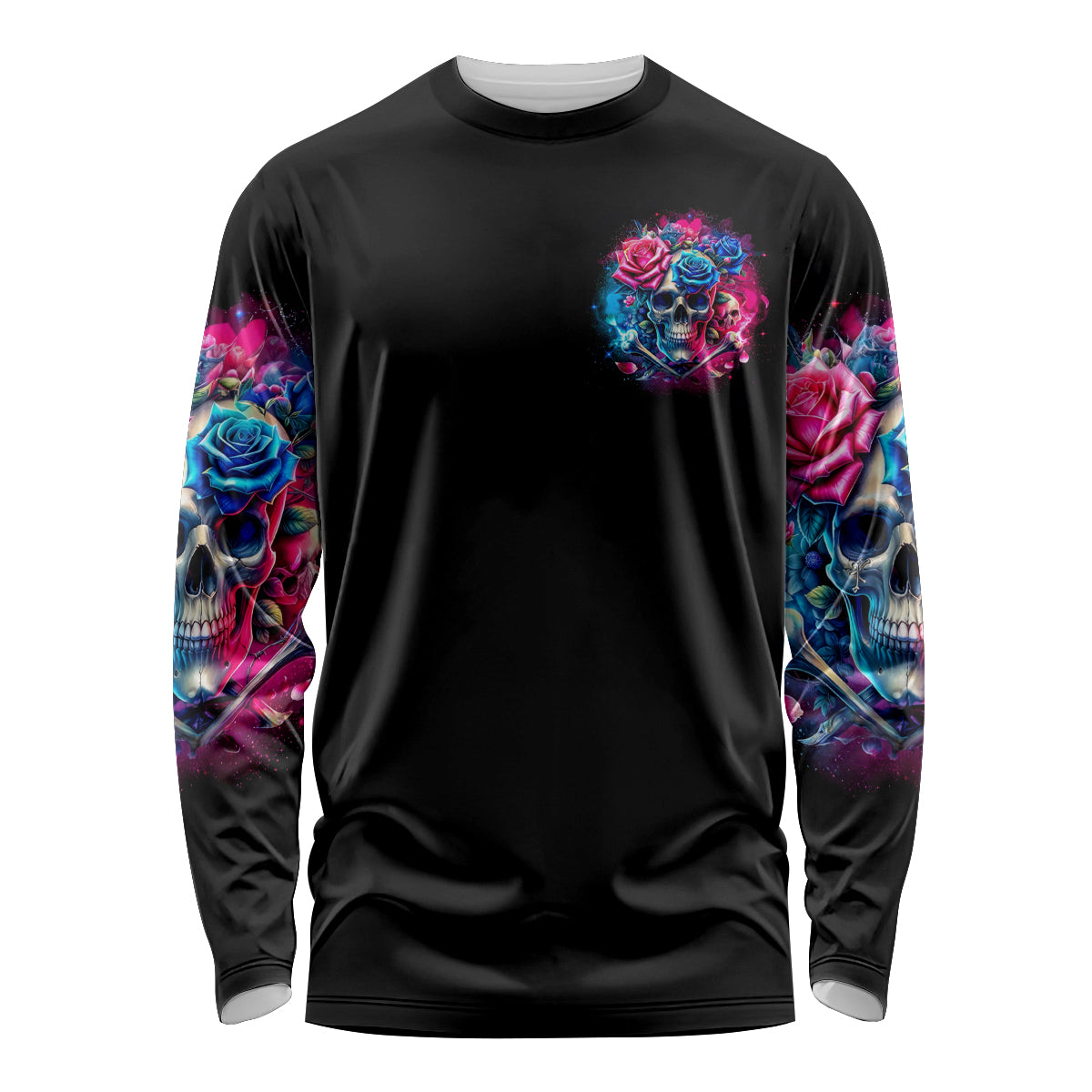 Rose SKull Long Sleeve Shirt Sorry Honey Sarcasm Falls Out Of My Mouth Just Like Stupid Fall From Your - Wonder Print Shop
