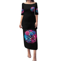 Rose SKull Puletasi Sorry Honey Sarcasm Falls Out Of My Mouth Just Like Stupid Fall From Your - Wonder Print Shop