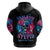 Rose SKull Zip Hoodie Sorry Honey Sarcasm Falls Out Of My Mouth Just Like Stupid Fall From Your - Wonder Print Shop