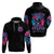 Rose SKull Zip Hoodie Sorry Honey Sarcasm Falls Out Of My Mouth Just Like Stupid Fall From Your - Wonder Print Shop