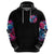 Rose SKull Zip Hoodie Sorry Honey Sarcasm Falls Out Of My Mouth Just Like Stupid Fall From Your - Wonder Print Shop