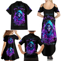 Witch Skull Family Matching Summer Maxi Dress and Hawaiian Shirt I Hold A Beast An Angel And Crazy Lady In Me - Wonder Print Shop
