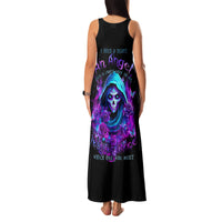 Witch Skull Family Matching Tank Maxi Dress and Hawaiian Shirt I Hold A Beast An Angel And Crazy Lady In Me - Wonder Print Shop