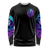 Witch Skull Long Sleeve Shirt I Hold A Beast An Angel And Crazy Lady In Me - Wonder Print Shop