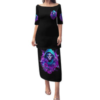 Witch Skull Puletasi I Hold A Beast An Angel And Crazy Lady In Me - Wonder Print Shop