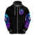 Witch Skull Zip Hoodie I Hold A Beast An Angel And Crazy Lady In Me - Wonder Print Shop