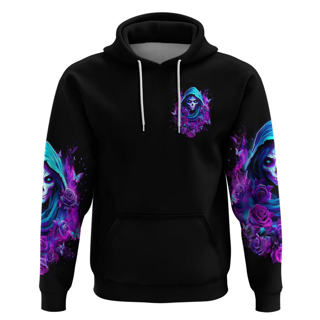 Witch Skull Zip Hoodie I Hold A Beast An Angel And Crazy Lady In Me - Wonder Print Shop