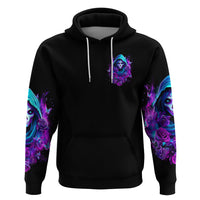 Witch Skull Zip Hoodie I Hold A Beast An Angel And Crazy Lady In Me - Wonder Print Shop