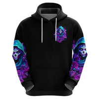 Witch Skull Zip Hoodie I Hold A Beast An Angel And Crazy Lady In Me - Wonder Print Shop