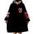 Evil Angel Skull Wearable Blanket Hoodie Heaven Don't Want Me And Hell Afraid - Wonder Print Shop