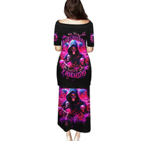 Witch Skull Puletasi I'm Not Anti-Social I'm Just Not User Friendly - Wonder Print Shop