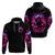 Witch Skull Zip Hoodie I'm Not Anti-Social I'm Just Not User Friendly - Wonder Print Shop